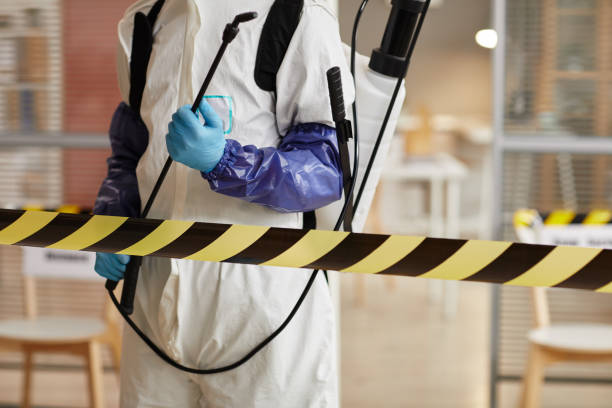 Professional Blood Cleanup technician working in Black Mountain, NC